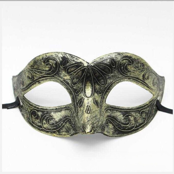 Halloween Greek Warrior Golden Mask